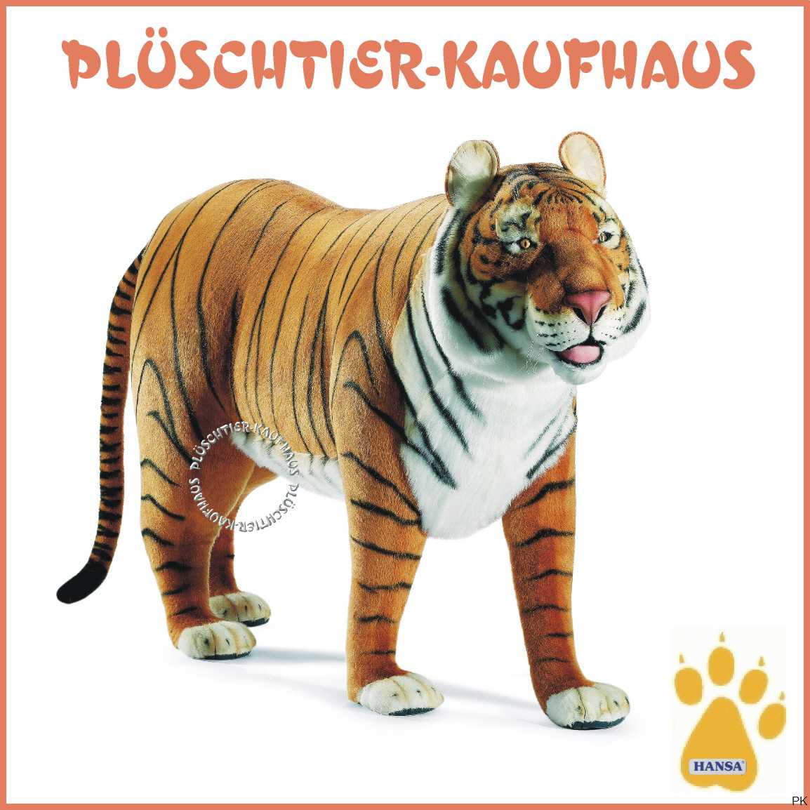 Stofftier Plüschtier Kuscheltier Tiger TÜV zertifiziert 