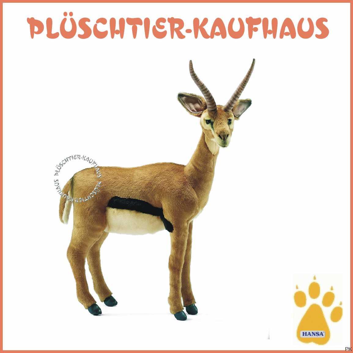 Hansa 4778 Gazelle 60 cm hoch 50 cm lang Plüschtier 