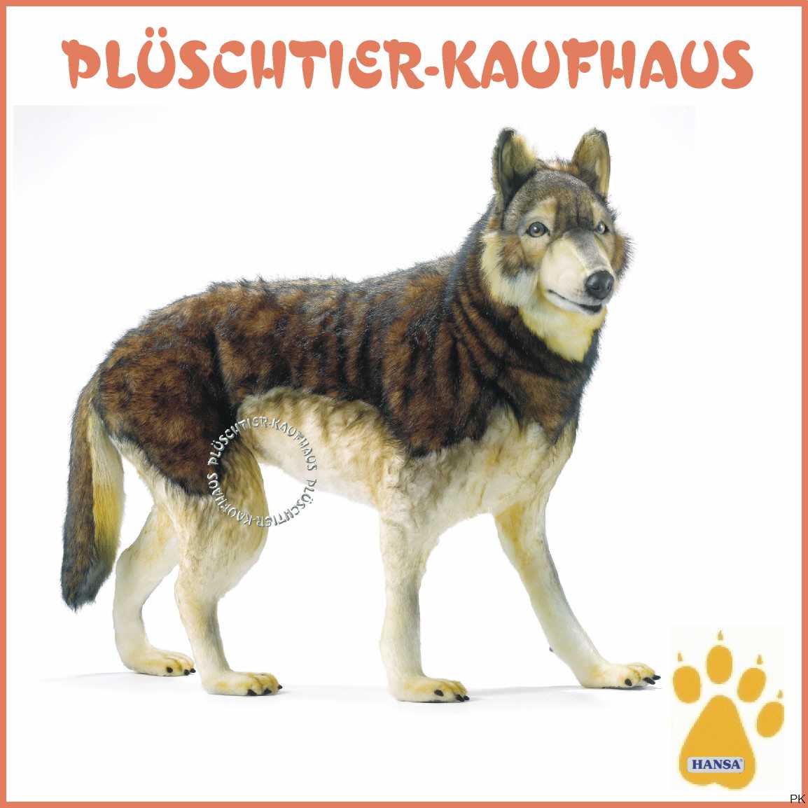 Plüsch Wolf, stehend
