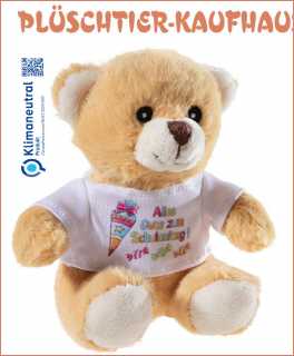 Schulanfang Teddybär, Schulanfang Teddy, Schulanfang Bär, Plüschtier  Schultüte, Stofftier Schultüte, Kuscheltier Schultüte