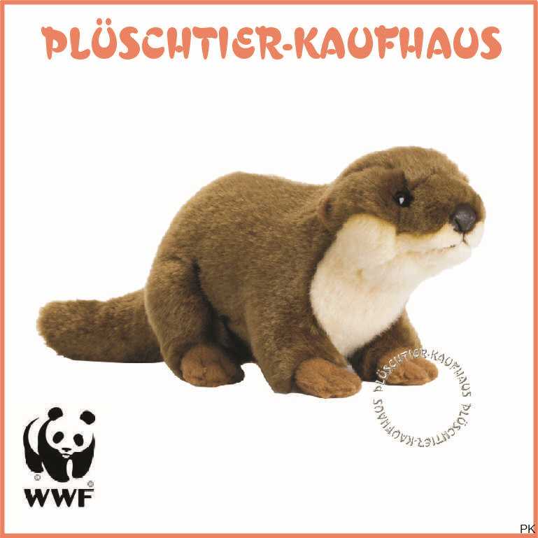 *NEU* WWF Plüschtier FISCHOTTER 34cm Stofftier Kuscheltier aus der Heimat 
