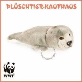 Plüschtier Kuscheltier Stoff Tier Walross braun Robbe Seehund 21 cm 