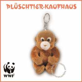 Schlüsselanhänger Kuscheltier 25cm WWF Plüschtier Orang-Utan Mutter mit Baby 