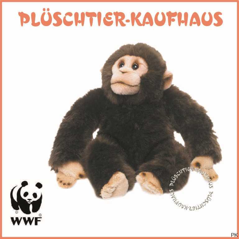 WWF 16091 Schimpanse 23 cm weich Kuscheltier  Plüsch Kollektion 