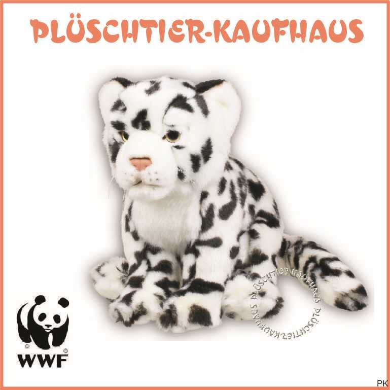 Wwf Schneeleopard Leopard weiß 15.210.001 Plüschtier Stofftier 14 cm 