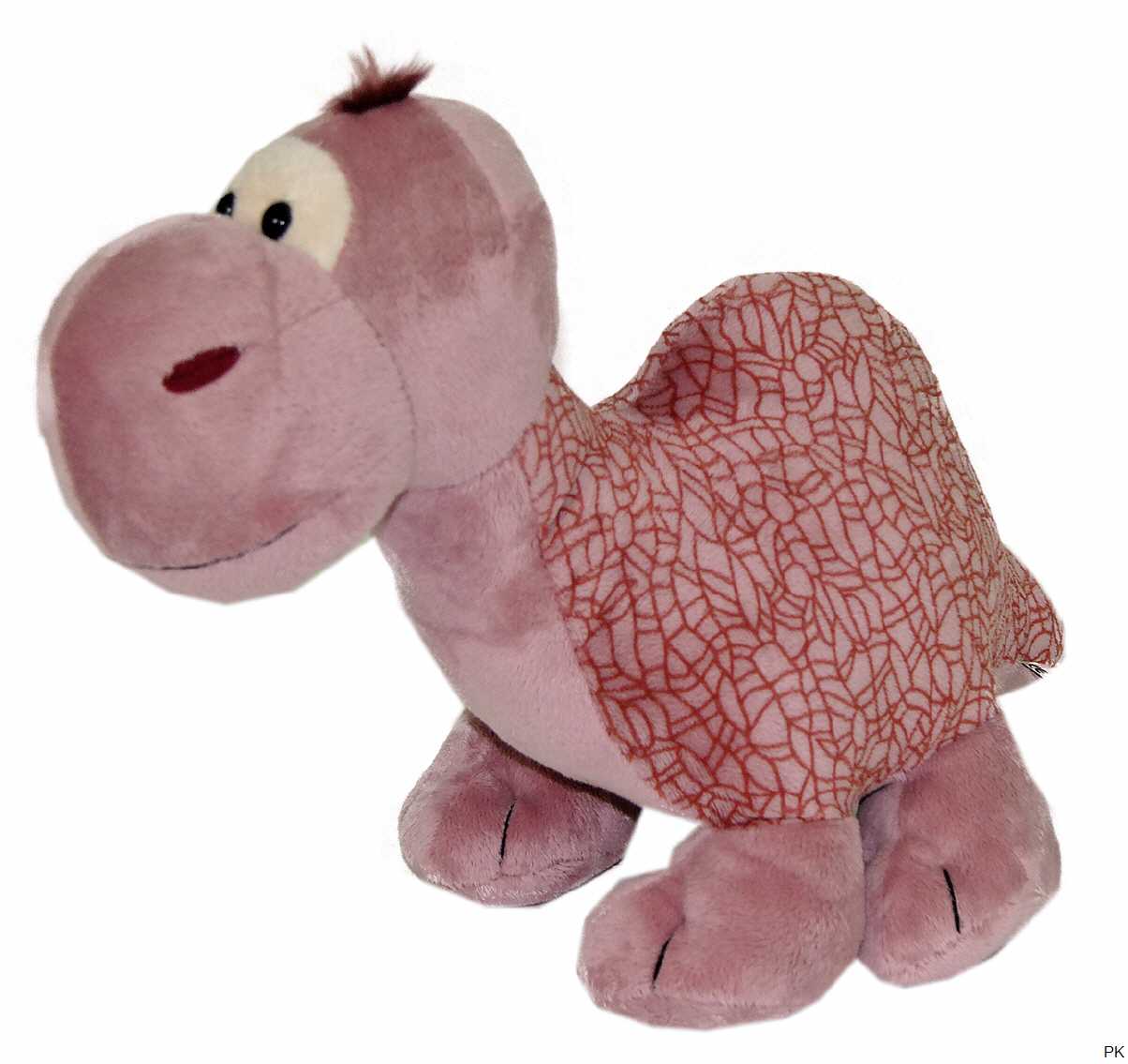 Stofftier Dinosaurier, rot