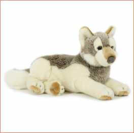 Pl&uuml;schtier Wolf, Pl&uuml;sch Wolf, Stofftier Wolf, Stoff Wolf, Kuscheltier Wolf