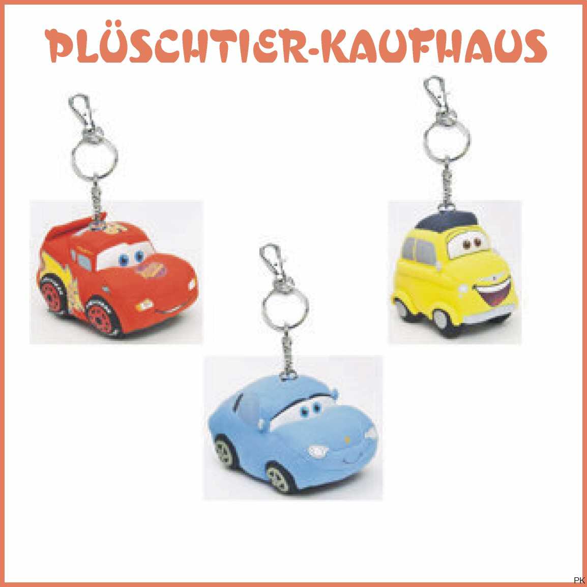 Schlüsselanhänger Cars mit Lightning McQueen Motiven auf der